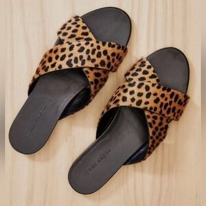 Jenni Kayne Pony Hair Crossover Sandals